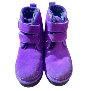 Used Purple Platform Ugg Kids Boots